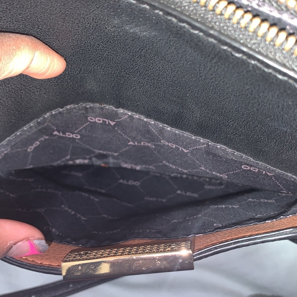 Brown and black Aldo Purse - Picture 2 of 5